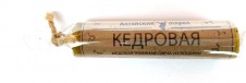 Медовая травяная свеча из вощины «Кедровая»