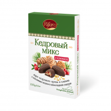 РИФЕРО Кедровый микс с клюквой конфеты 100 гр