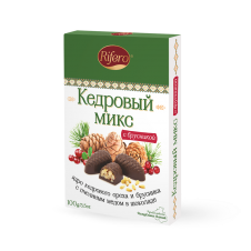 РИФЕРО Кедровый микс с брусникой конфеты 100 гр